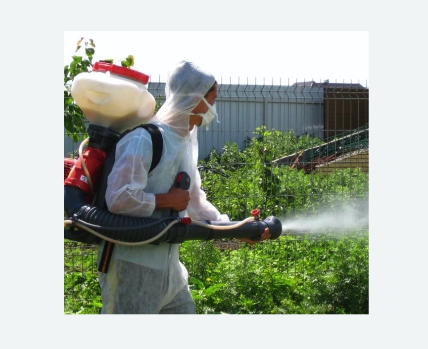 Акарицидная обработка территории в Мариинске